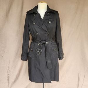 Black, Double Breasted, Jacket